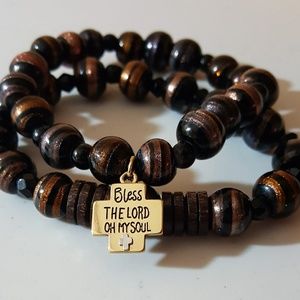 Bless the Lord Beaded Bracelets set